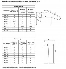 Костюм термо Век Дельфин 28-34