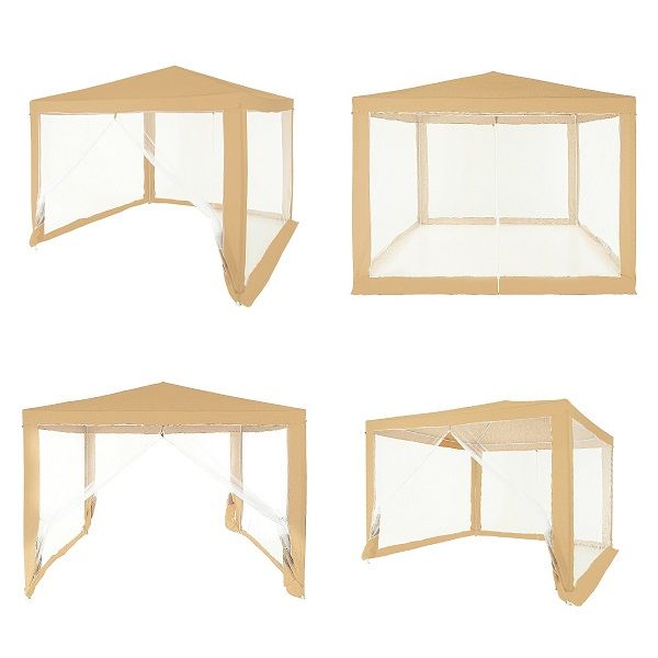Тент садовый 1040 3х3х2,5м полиэстер, Green Glade