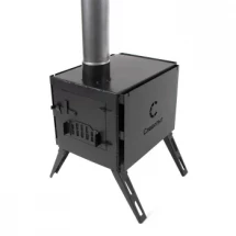 Печь дровяная Light малая, сталь 1 мм (с экранами и угловыми трубами), СЛЕДОПЫТ