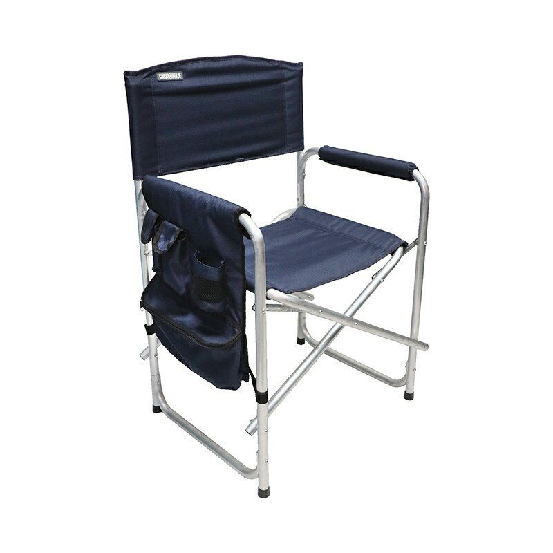 Кресло складное 585x450x825 мм, с карманом на подлокотнике, Следопыт, алюминий