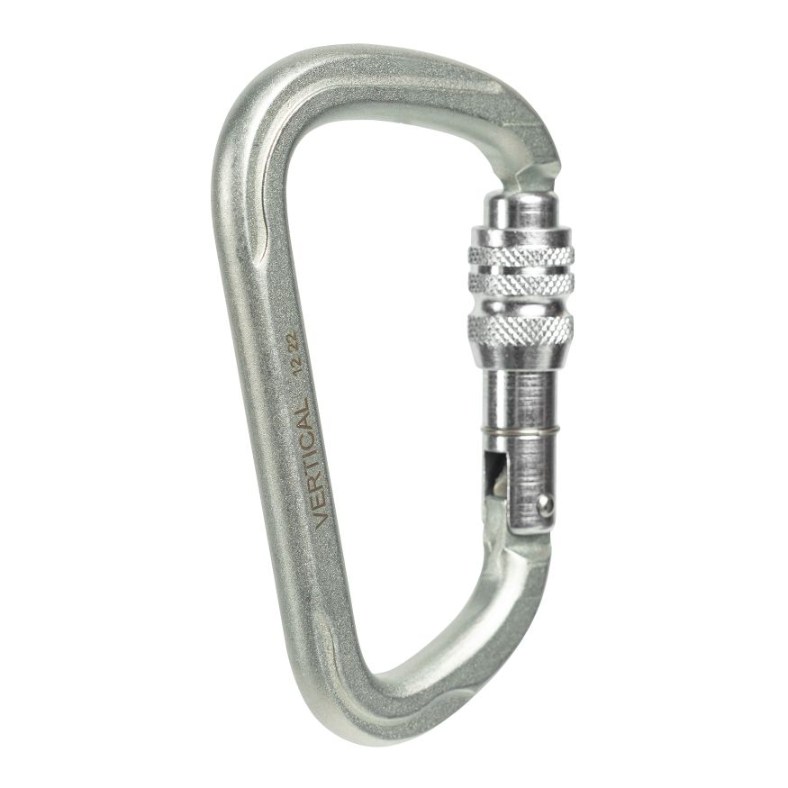 Карабин стальной люкс с муфтой, keylock, Вертикаль