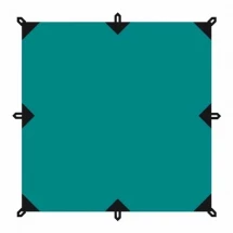 Tramp Тент 3 x 3 м (укрывной) зеленый цвет со стойками