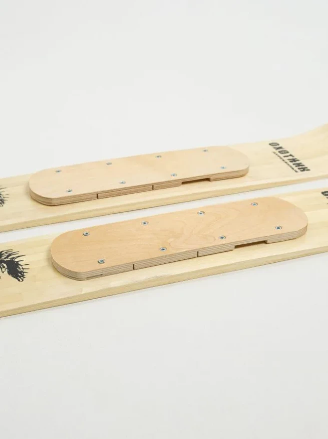 Лыжи Охотник, дерево, длина 90 см, ширина 150 мм