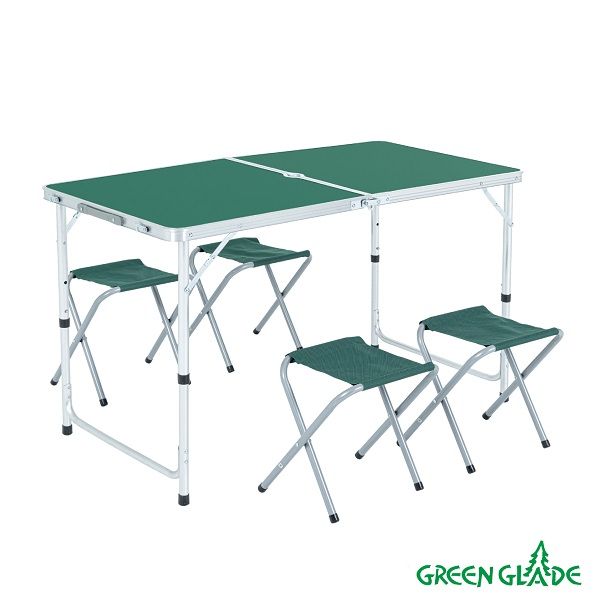 Набор мебели для пикника Green Glade M790-3, зелёный