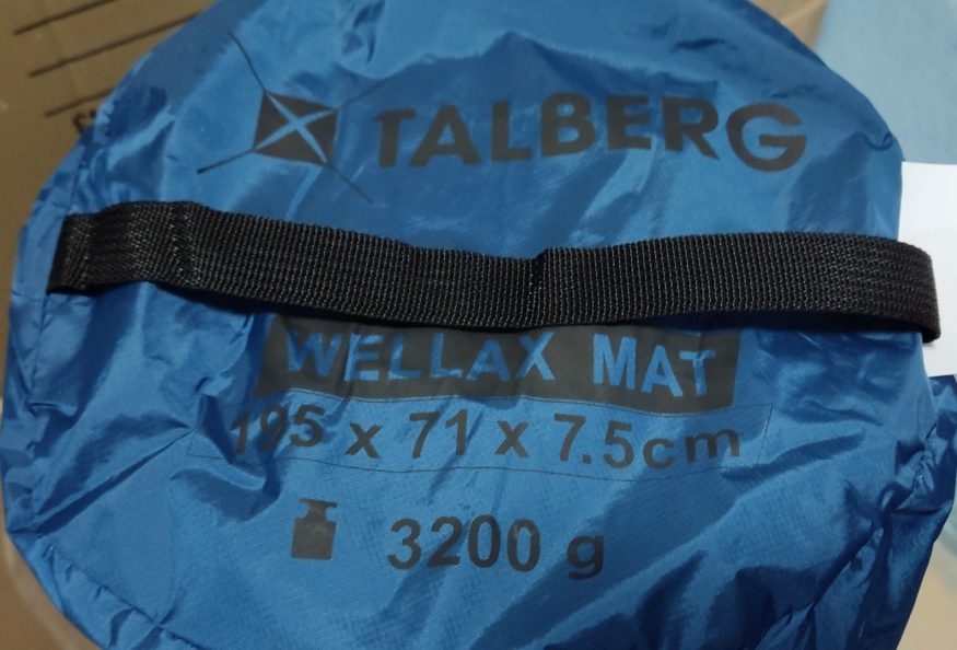 Коврик самонадувающийся  Wellax Mat, 195x71x7,5, Talberg