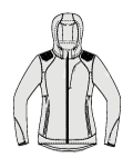 Guahoo Outdoor Summer Middle куртка женская модель, р. XL, красная