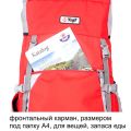 Рюкзак туристический Хальмер 4, с латами, черный-вишня, 80 л, ТАЙФ