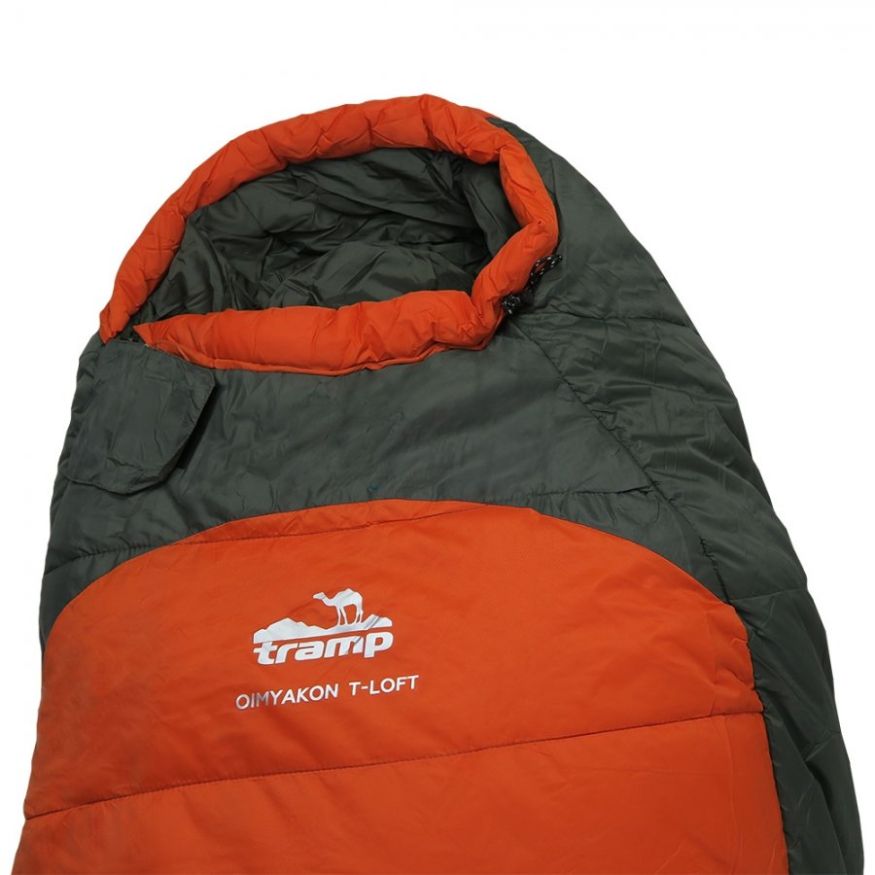 Спальный мешок Oimyakon T-Loft Compact - оливковый, Tramp