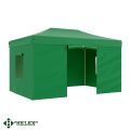 Тент-шатер Helex 24336 (раскладывается гармошкой), 4,5х3x3м полиэстер, зеленый