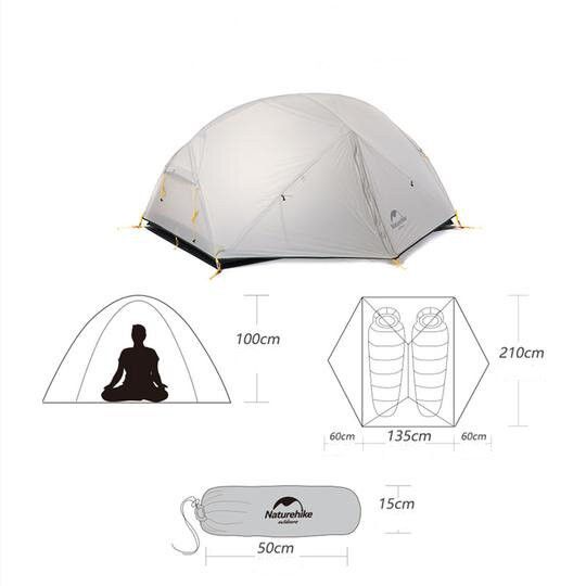 Палатка Naturehike Mongar 2-хместная