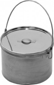 Котел Век круглый с крышкой 2л