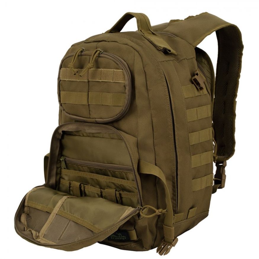 Рюкзак туристический Commander 50, песочный, Tramp