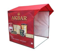 Торговая палатка Домик 2.5х1,9, каркас из трубы, диаметром 18 мм