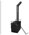 Печь походная Heavy малая (с экранами, угловыми трубами, грибком), сталь 2 мм, Следопыт