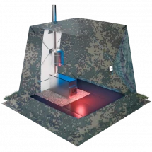 Походная мобильная баня СТЭК (камуфляж)